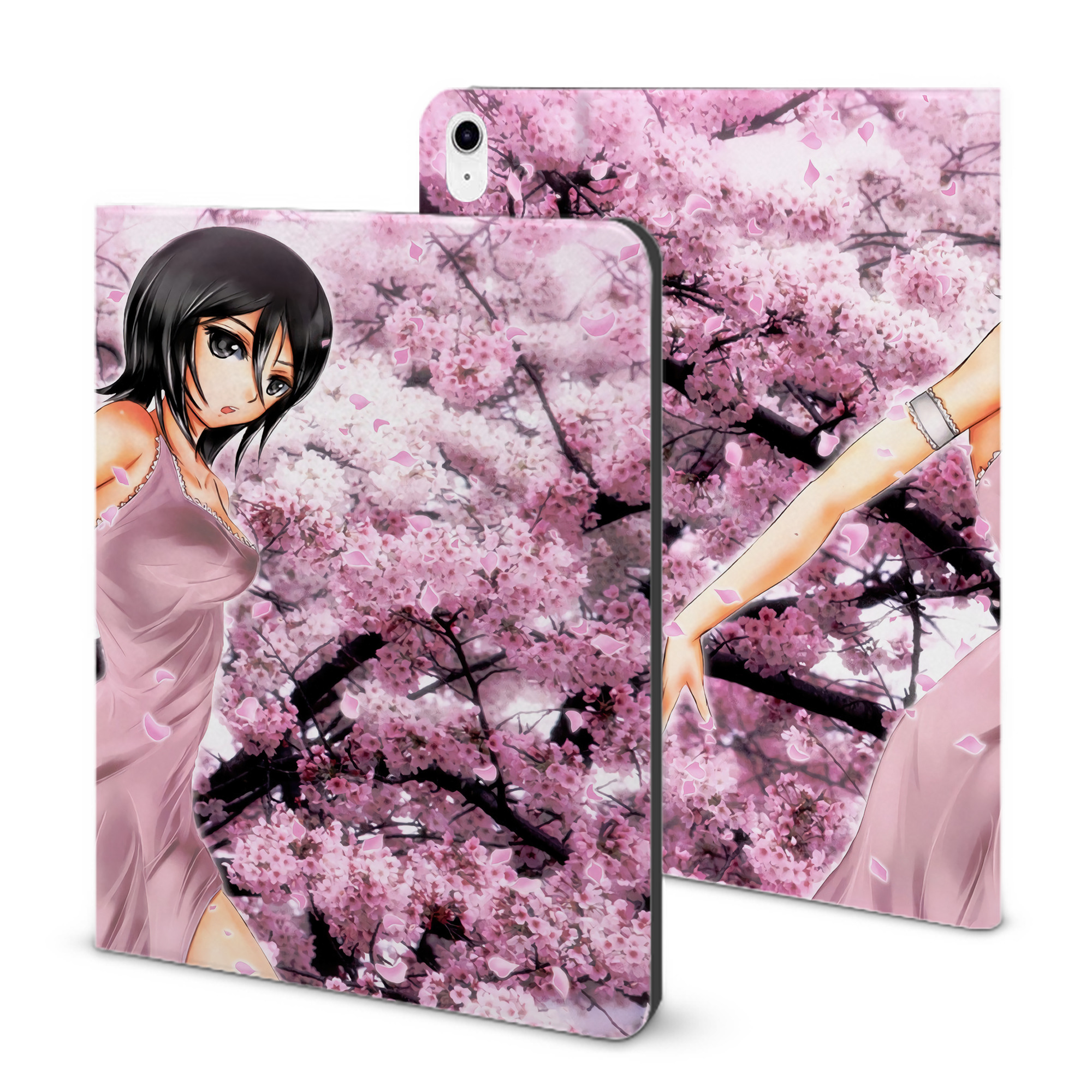 （画像用） ブリーチ BLEACH IPad ケース ブック型 PUレザー TPU 耐衝撃 軽量 薄型 ペン収納なし 全面保護 IPad 各モデル対応